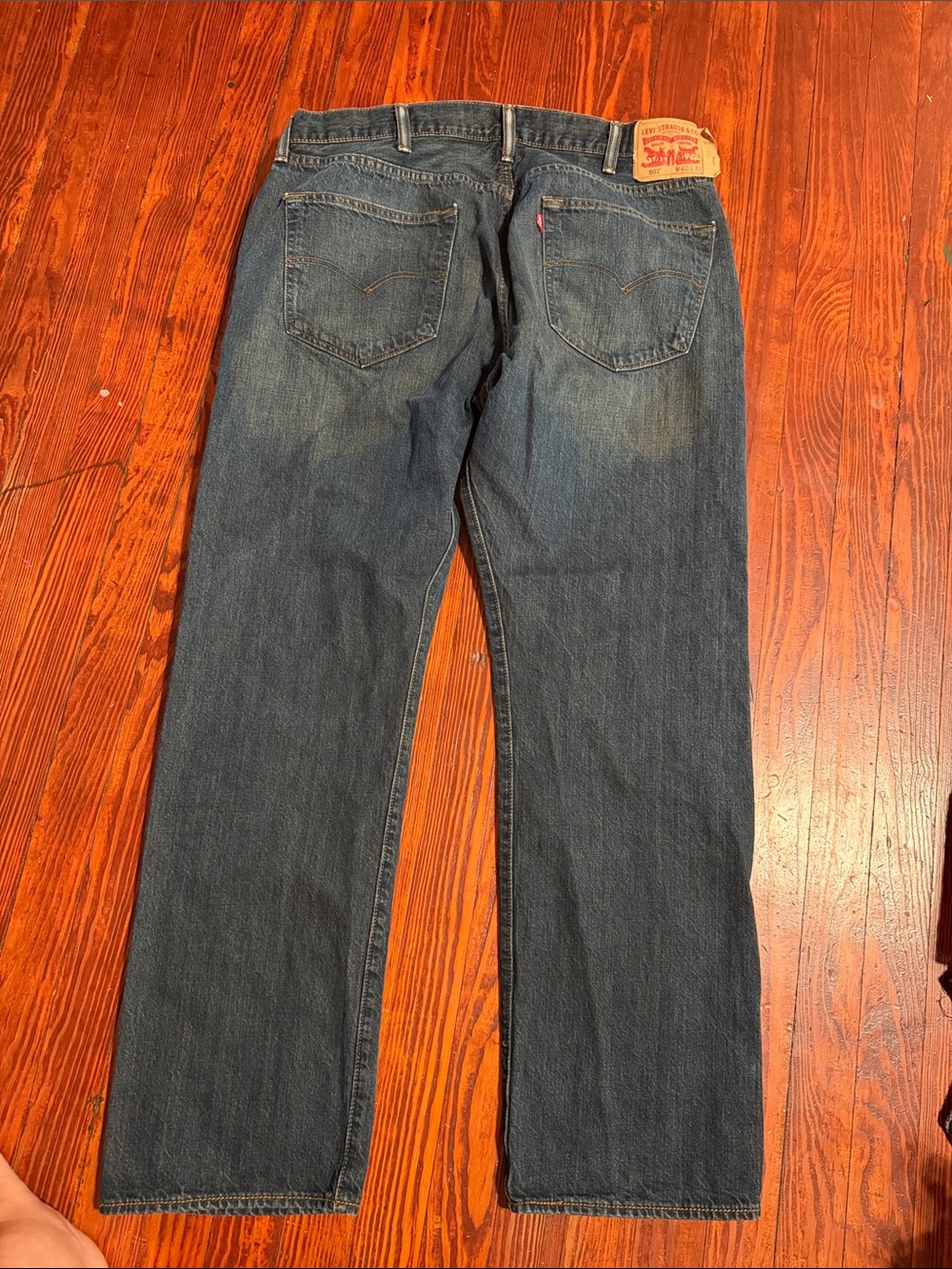 Levi's Men's Dark Blue Straight-Leg Jeans